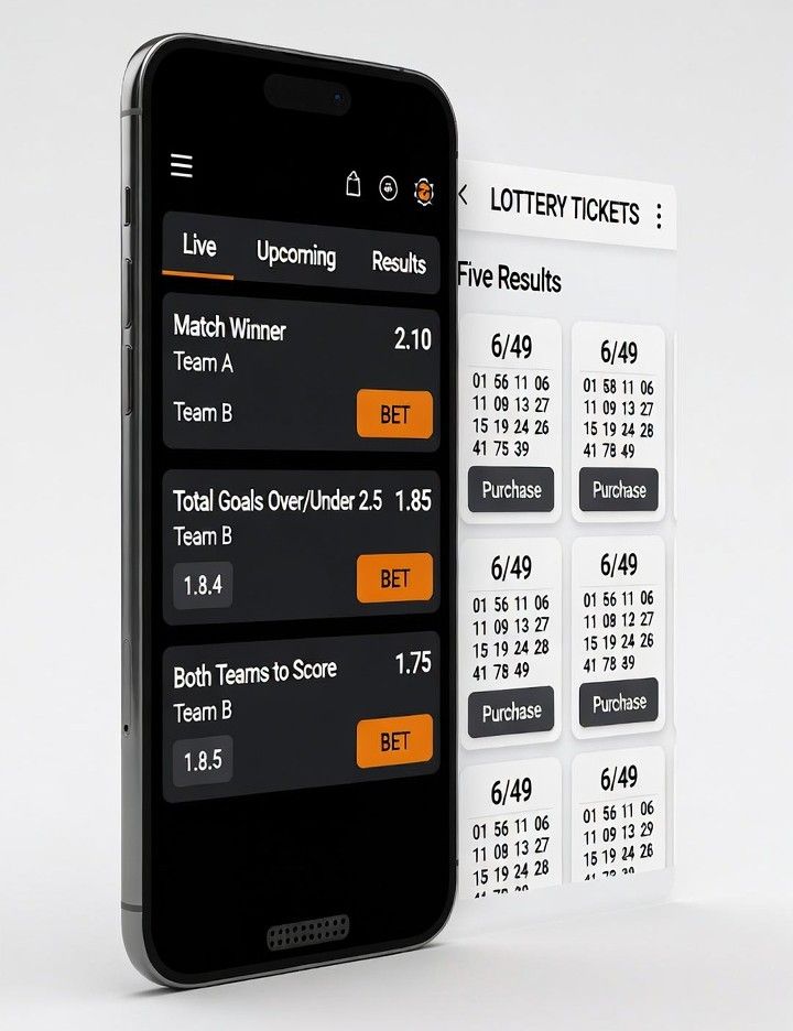 buying lottery tickets